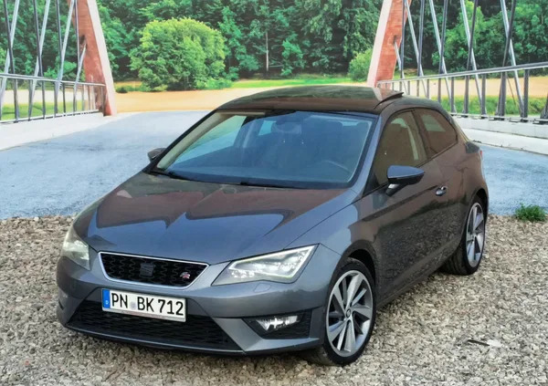 samochody osobowe Seat Leon cena 40900 przebieg: 190000, rok produkcji 2013 z Wyrzysk